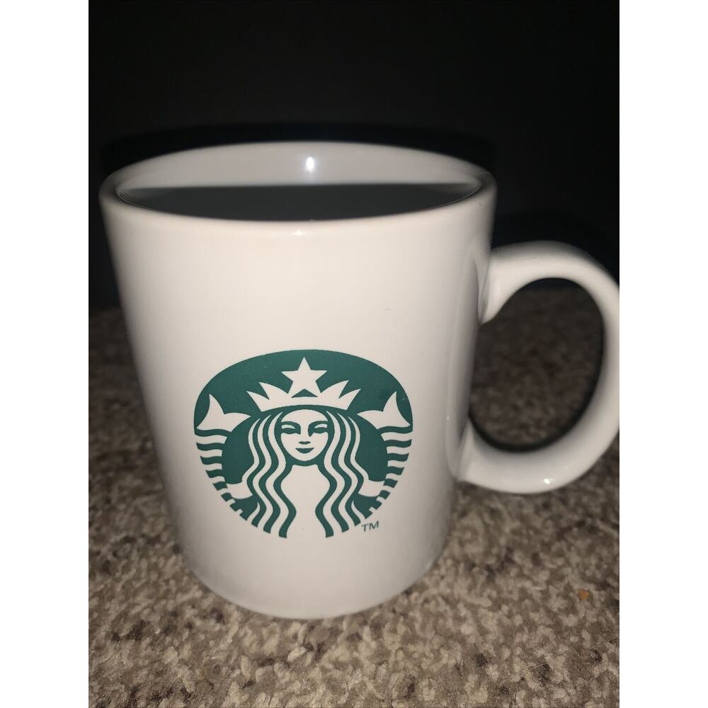 Starbucks MERMAID Coffee Tea Mug Classic Cup 10.8 oz White Green Siren 2011